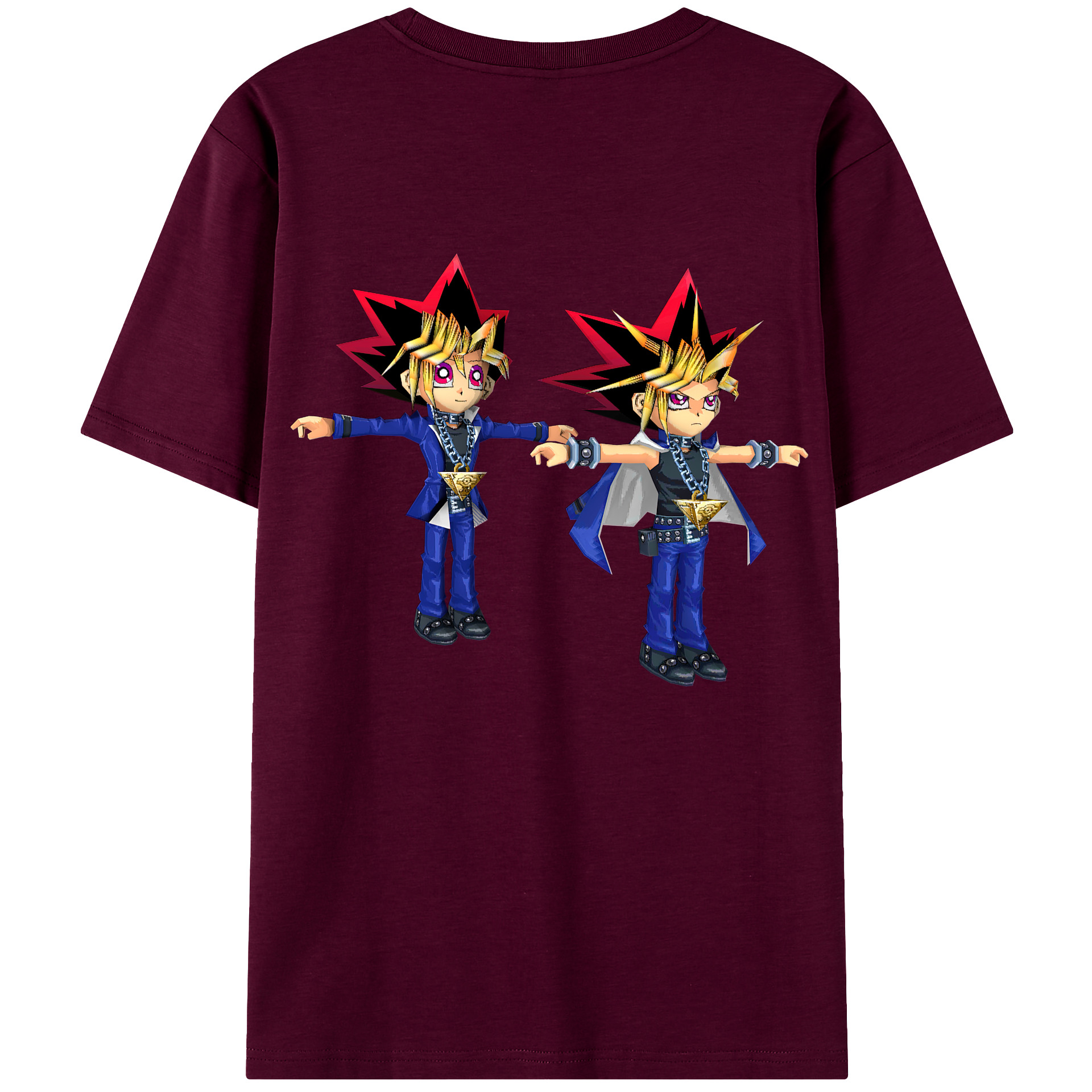 （画像用） 遊☆戯☆王 Yu-Gi-Oh! レディース半袖Tシャツ(バックプリント)